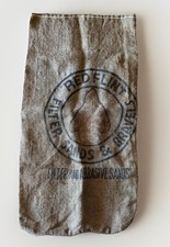Vintage Red Flint Burlap Sack picture