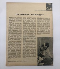 1950’s Sports Article Baseball Frank Robinson “The Redlegs Kid Slugger”  picture