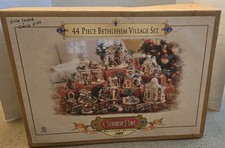 2003 Grandeur Noel 44 Piece Bethlehem Village Set Collectors Edition COMPLETE picture