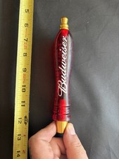BRAND NEW Vintage NOS Budweiser Acrylic Lucite Translucent Beer Tap Handle picture
