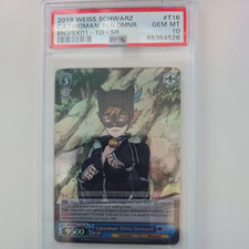 2019 WEISS SCHWARZ BATMAN NINJA #T16 CATWOMAN FLN DMNR PSA 10 Rare Card picture