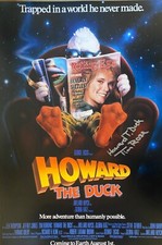 Howard The Duck Tim Rose Howard 12x18 Poster-GENUINE Signed picture