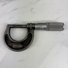 Vintage L.S. Starrett No 436 1 Inch Micrometer Machinist Tool picture