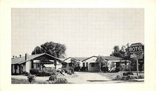 Oakdale California 1950s Postcard Oakdale Motel picture