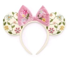BaubleBar Disney Minnie Mouse Floral Ear Headband NWT'S Spring Flower SOLDOUT picture