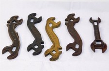 5 Pcs Antique Farm Implement Wrenches Pattee Plow Company Tractor Tools picture