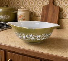 Vintage Pyrex Spring Blossom 444 Cinderella Mixing Bowl picture