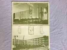Newport Motel Flyer Daytona Beach Florida 1960’s Vintage Travel Ad Speedway FLA picture
