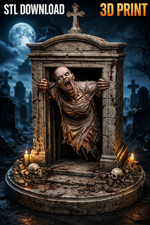 Zombie from the Crypt Resin  Statue Model Kit  Unpainted/Unassembled picture
