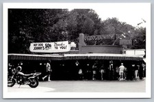 Buttzville NJ~Hot Dog Johnny's~1994 Warren County New Jersey RPPC PHOTO Postcard picture