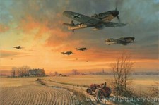 The Long Short Days by Robert Taylor Signed by Nine Luftwaffe Aces picture