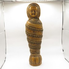 Antique Fatschenkind Wax Figure German Devotional Infant c1900 Large Votive picture