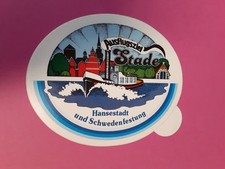 vtg 90's German Hamburg Stade Hanseatic City and Sweden Fortress sticker decal picture