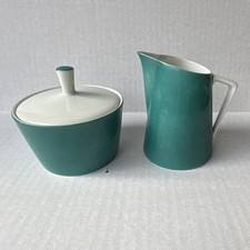 Vintage Sugar Cube Holder And Cream Pitcher. picture