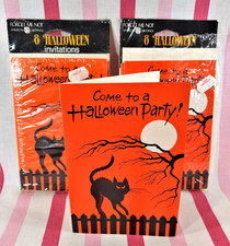 Spooky 1980's American Greetings • Forget Me Not 12pc Halloween Party Invite Set picture