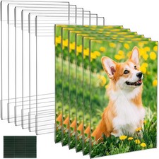 Qunclay 12 Pcs Acrylic Picture Frame 5 x 7 Inches Clear Frameless Floating Pi... picture