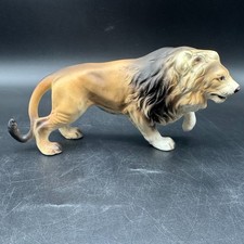 VINTAGE PORCELAIN LION FIGURINE M3912 7
