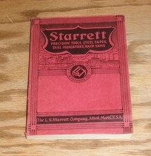 Original 1938 Starrett Precision Tools Catalog #26 picture