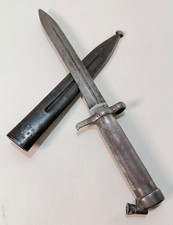SWEDISH M1896 EJ AB CROWN & ANCHOR BAYONET W/ SCABBARD #173 MAUSER WW2 picture