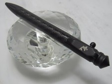 STUNNING HIGH QUALITY HEAVY EDC GEAR CARBON FIBER & BLACK SS BOLT ACTION PEN picture