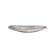Oval Display Tray Silver Oval Serving Tray Large for Decorators picture