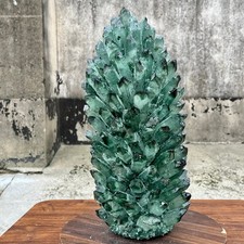 Large Green Quartz Crystal Cluster Tower Point Reiki Energy Specimen  24.8 lb picture
