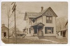 Wisconsin Home Early Real Photo Postcard 