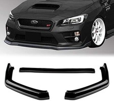 3 Pieces Front Bumper Lip Spoiler Splitter Side Body Kit Trim Protection  picture