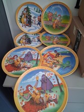 L0T of 7 McDonalds 1977 Spring Summer Winter Fall  Plates Set Lexington picture