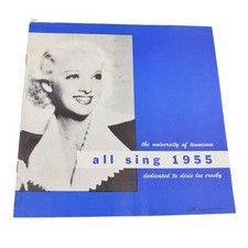 1955 University Of Tennessee ALL SING Music Competition Dixie Lee Crosby Program picture