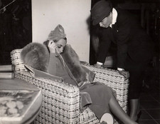 1937 Joan Crawford Bride Wore Red BEHIND SCENE DOROTHY ARZNER ORIG Photo C20 picture