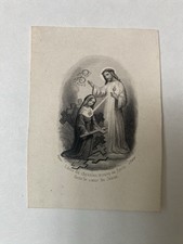 Antique French Holy Card/Canivet Sacred Heart of Jesus picture