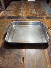Vintage Vollrath Stainless Steel Rectangular Pan Tray Commercial Kitchen USA picture