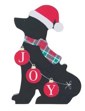 Christmas Dog MDF Tabletop Décor picture