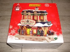 NEW Lemax Caddington Village Holly Jolly Junction With Festive Decorations 45274 picture