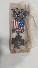U.S. SPANISH AMERICAN WAR VETERANS MEDAL NUMBERED  1898-1902 with box picture