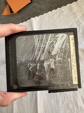 Magic Lantern GLASS Ephemera Printing Room of Cotton Mills Lawrence. Mass. picture