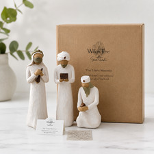 Three Wisemen Willow Tree Nativity Scene Figurines, sculpted hand-painted  picture