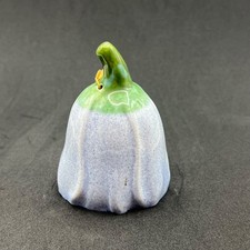 Vintage Rosemeade Pottery North Dakota Lavender Blue Speckle Tulip Flower Bell picture