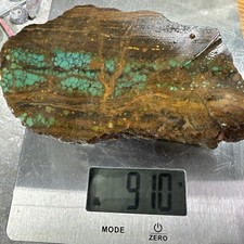 Natural Hubei Green Spider Web Pattern Two Pound , One Inch Thick Layer Through picture