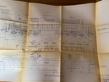 NOS EMD Electro Motive General Motors Locomotives DDM45 Outline Drawing - Brazil picture