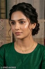 Sleek looking Party wear and daily wear Pearl Drop Choker Chain for women & Girl picture