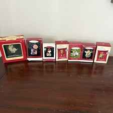 Hallmark Keepsake Ornaments Lot Of 6 - Various Years 1952 To 2002 picture
