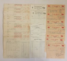 LOT 1929-30 antique 54pc SCHLAPPIG AUTO RECEIPTS reinholds pa MOHN BROS GARAGE picture