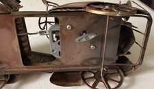 Vintage Handcrafted Copper Tin Metal Antique Car Model Plays Music picture