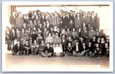 K15/ Worthington Iowa RPPC Postcard c1930 Roller Skating Rink Kids 200 picture