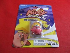 Kirby Right Back At Ya Basic Fun Nintendo HAL Promotional 2003 Keychain *NEW* picture