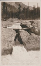 Antique Postcard Natural Bridge CPR Byron Field British Columbia CA 1910s picture