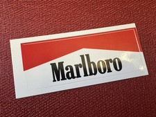 Marlboro Vendor Retail Display Glossy Vinyl Sticker Tobacco Promo Advertising picture