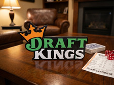 DraftKings 3D Logo Sign Fantasy Sports Wall  Desk Shelf Display Sports Betting picture